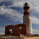 Leuchtturm auf Isla Pingüinos