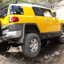Texas FJ with SkidMark4x4.com Hitch Skid Plate