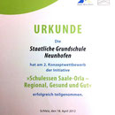 Projekt "Gesunde Ernährung" von LEADER-Gruppe