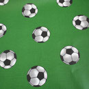 besch. Baumwolle (PVC) - Fussball grün