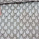 Baumwolle Au Maison: Design: Teardrops - Farbe: toffee - AUSVERKAUFT 