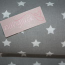 Baumwolle Au Maison - Design: Star big- Farbe: big grey