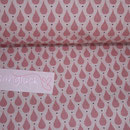 Baumwolle - AU Maison - Design: Teardrops - Farbe: canyon rose - AUSVERKAUFT