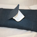Design: besch. Leinen Au Maison - uni dunkelblau