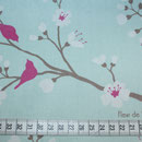 Kirschblüte blue - azur / pink - Bitte Maßband beachten !! 