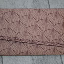 COATED besch. Baumwolle - ALLI - powder rose / ginger red mit Magnetverschluss 