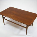 Soffbord design Kurt Österviig för Jason möbler. Teak. 127x73,5cm, H.55cm.