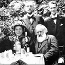 Brahms en el Garden Party en 1896.
