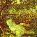 Alice Hoschede in the Garden.