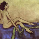 Ida Rubinstein. Retrato de Valentín Serov.