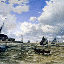 The Seine Estuary At Honfluer.