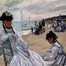 On The Beach At Trouville.