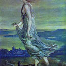 Hesperus. The Evening Star. 1870. Gouache. Private collection, UK