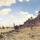 Beach at Honfleux.