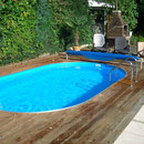Oval-Pool 5,25 m x 3,20 m x 1,20 m in Köln-Dellbrück