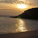 Couchant plage de Corsen