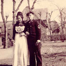 Meta und Gerhard Ricklefs bei Ihrer Hochzeit