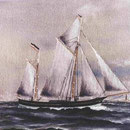 Gemälde des Tonnenlegers "Anna"