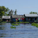 Mit dem Boot über den Tonle Sap und den Sangker Fluss nach Battambang