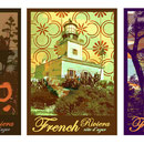 Illustration et graphisme pour une série d'affiches et cartes postales