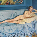 Peinture de commande "Nu" (huile sur toile / 146X114cm)