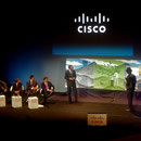 Fresque réalisée pour CISCO au Théâtre Marigny à Paris (durée = 1h30)