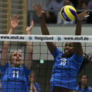 Volleyball Bundesliga VT Aurubis - Kim Staelens und Cindy Ramirez