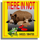 Entwurf für ein Signet >Tiere in Not<