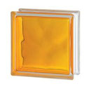BRILLY Yellow 1919/8 Wave Kräftige Farben Gelb jaune Strong Shades Basic Glasbaustein Glass Blocks Glasstein Glasbausteine Glassteine Glasbausteine-center glasbausteine-center.de זכוכית בלוקים גלאז בלאַקס  Blokki tal-ħġieġ Üvegtégla Blocuri de sticlă Stak