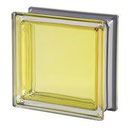 Mendini Design CITRINO 100% Q19 T MET Pegasus Citrus Vollsicht metallisiert smooth metallised metallizzato Glasbaustein Glasstein Glass Blocks Glasbausteine Glassteine Clearview Glasbausteine-center.de Glasbausteine-center Bloques de vidrio Blocos de vidr