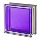 Mendini Design AMETISTA 100% Q19 T MET Pegasus Amethyst Vollsicht metallisiert smooth metallised metallizzato Glasbaustein Glasstein Glass Blocks Glasbausteine Glassteine Clearview Glasbausteine-center.de Glasbausteine-center zidakov шклаблокі bloic ghloi