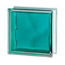 BRILLY Turquoise 1919/8 Wave Kräftige Farben Türkis Strong Shades Basic Glasbaustein Glass Blocks Glasstein Glasbausteine Glassteine Glasbausteine-center glasbausteine-center.de Glazen blokken υαλότουβλα Glasbaksteen Glas Blokke Glastegel klaasplokid stik