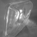 SEVES Glassblock Glass block 19x19x8 Glasbaustein Glasstein Glasbausteine-center glasbausteine-center.de Glasbausteine Glassteine center Glass Blocks Clear KIar Wave double end endstein kurve Briques Blocs de verre Bloques de vidrio  Blocos de vidro Öster