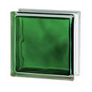 BRILLY Emerald 1919/8 Wave Kräftige Farben Smaragdgrün Green Strong Shades Basic Glasbaustein Glass Blocks Glasstein Glasbausteine Glassteine Glasbausteine-center glasbausteine-center.de Briques de verre Bloques de vidrio Blocos de vidro Glasblokke glass 