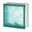 1919/8 19x19 Wave Wolke Türkis Sahara 2S turchese turquoise Glasbaustein Glasstein Glass Blocks Zarte Farben Solaris  Soft shades Colores a teintes pales Briques de verre glasbausteine glassteine glasbausteine-center Blokki tal-ħġieġ Üvegtégla Blocuri de 
