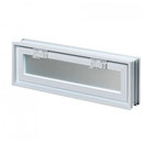 579x189x80 Openable frame  5719 3x1 Glass Blocks 19x19 finestra France Belgique Suisse Briques Blocs de verre Chassis ouvrant cadre de ventilation d'aile de fenêtre ouvrable Nederland Glazen Blokken glasbouwstenen raamvleugel ventilatie te openen frame Fi