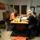 Event-Besprechung im Vereinsheim