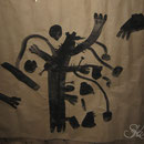 ausschnitt rolle 250 x 70 cm, mischtechnik, papier