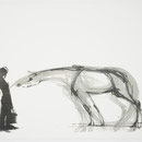 aus der serie "vom pferd erzählen" farblithographie auf büttenpapier 56x76 cm