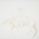 aus der serie "vom pferd erzählen" farblithographie auf büttenpapier 56x76 cm