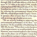 Gedanken von SAS in der zweiten Hälfte der 1990er/Courtesy: Flight International