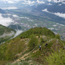 In cresta verso il Cucchetto