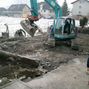 Aushub Anbau Garage Rotzring 5 Stans