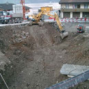 Aushub MFH Buochserstrasse 48 Beckenried 1. Etappe