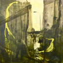 Ordnung machen, 1991, Mischt./Fotoemulsion/LW, 100 x 100 cm