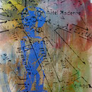 Hotel Moderne, 1992, Mischt./LW, 105 x 132 cm