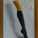 Socke, 2001, Hgl, 45 x 64 cm, 320,-€