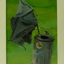 Sturmschirm, 2009, Hgl, 35 x 61 cm, 250,-€