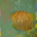 Pferdekopf, 1996, Mischtechnik/LW, 125 x 160 cm