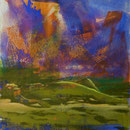 Aktlandschaft, 1988, Mischt./LW, 120 x 150 cm
